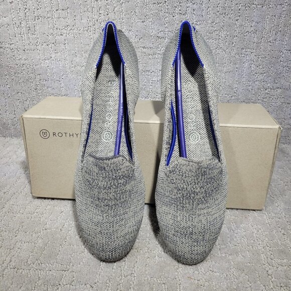 rothys taupe heather loafer